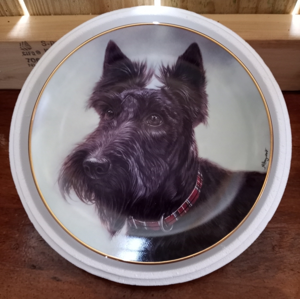 Danbury Mint Scottish Terrier Plate